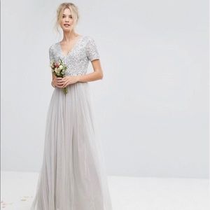 Asos Gown - embellished top maxi dress NYE